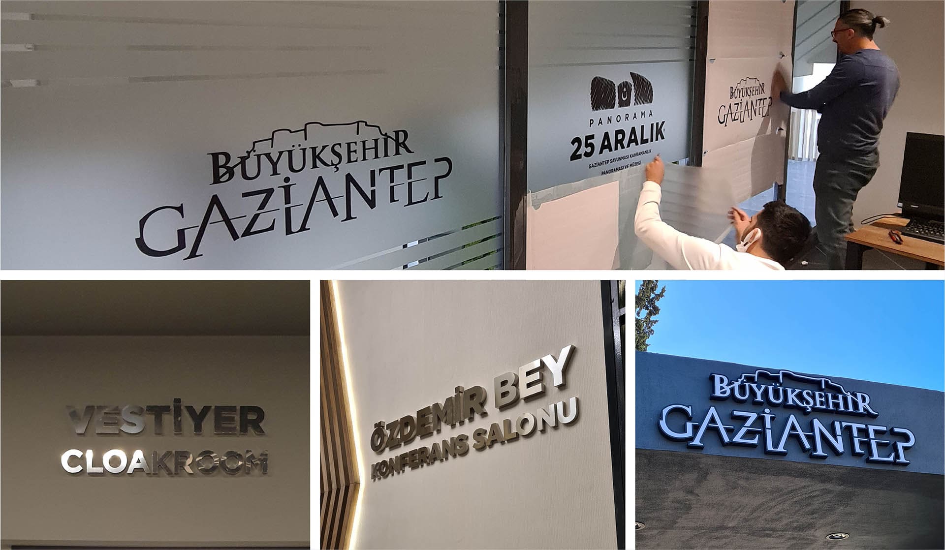25 Aralık Panorama Müzesi / Kurumsal İç ve Dış Yönlendirme Çalışması