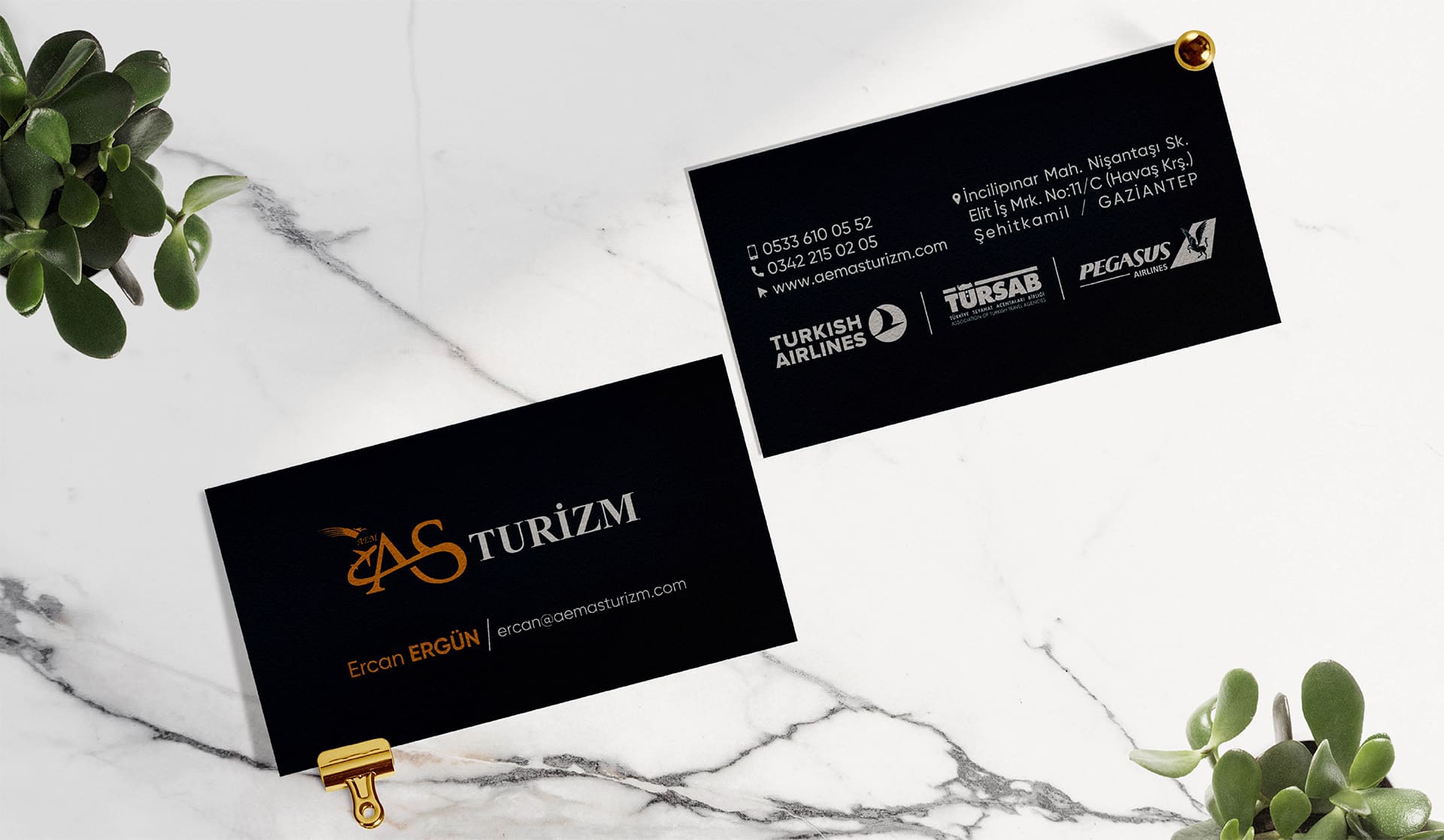 As Turizm / Premium Kart Tasarımı