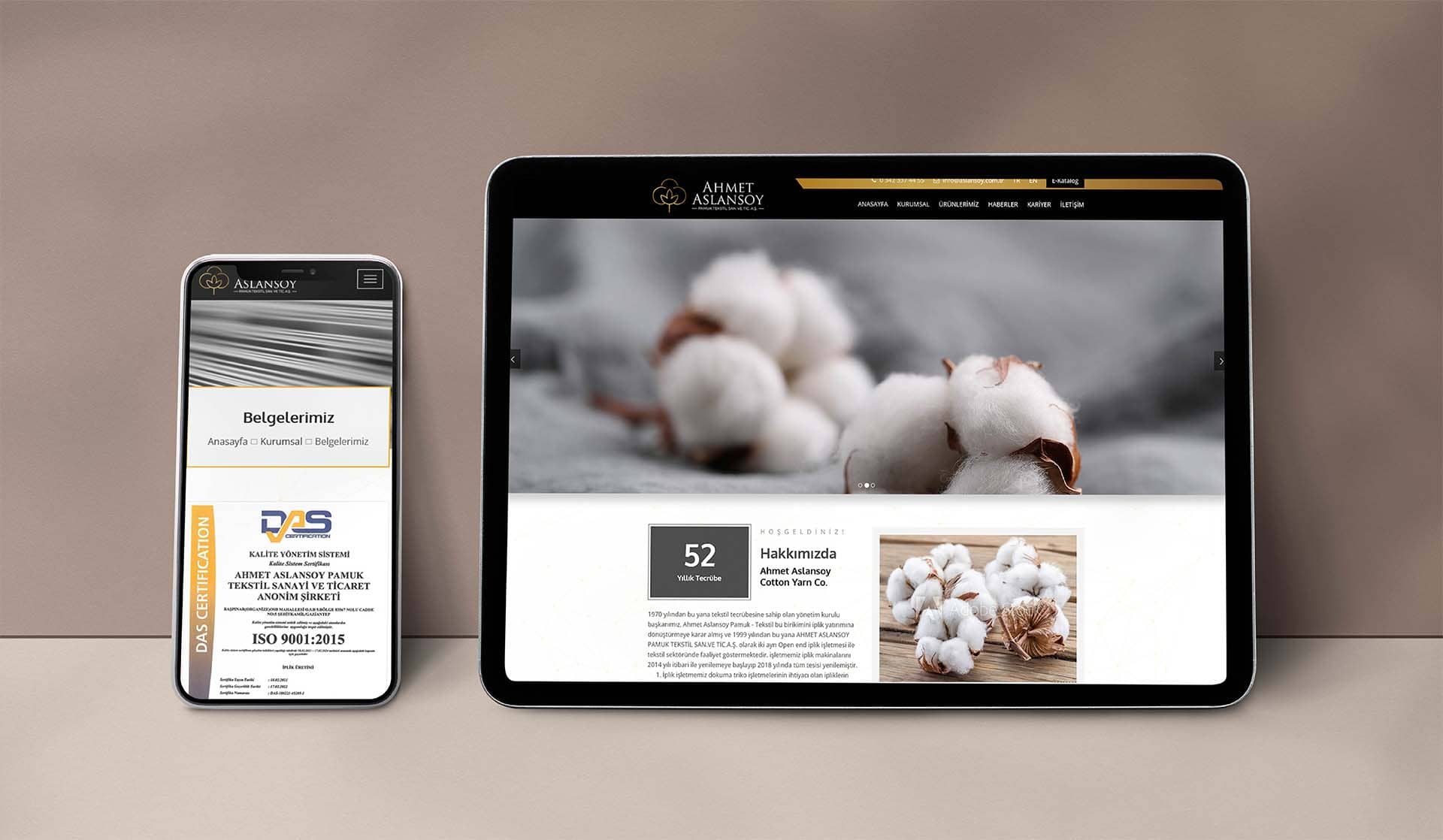 Ahmet Aslansoy / Kurumsal Web Sitesi