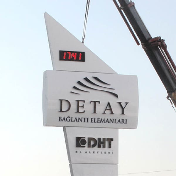 Detay Bağlantı Elamanları / Totem Tabela Çalışması