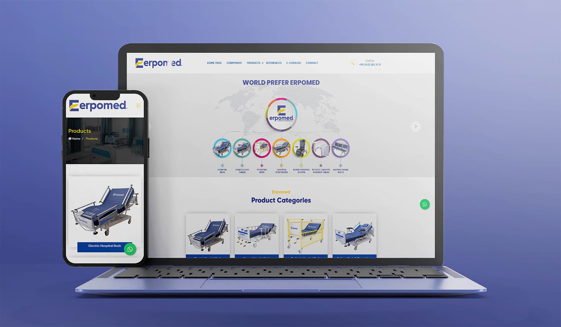 Erpomed / Kurumsal Web Sitesi