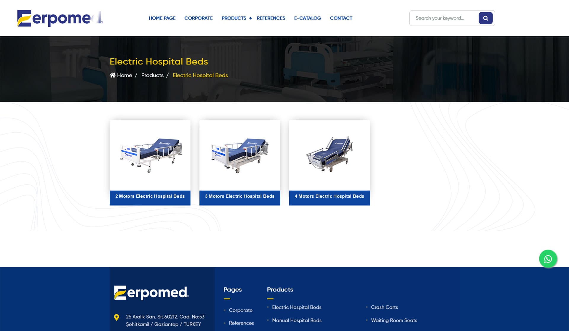 Erpomed / Kurumsal Web Sitesi