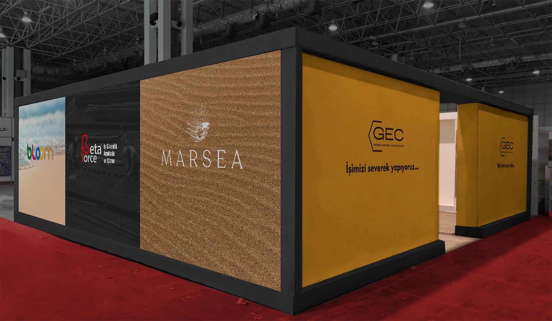 Geç Kimya / Fuar Stand Tasarım Çalışması