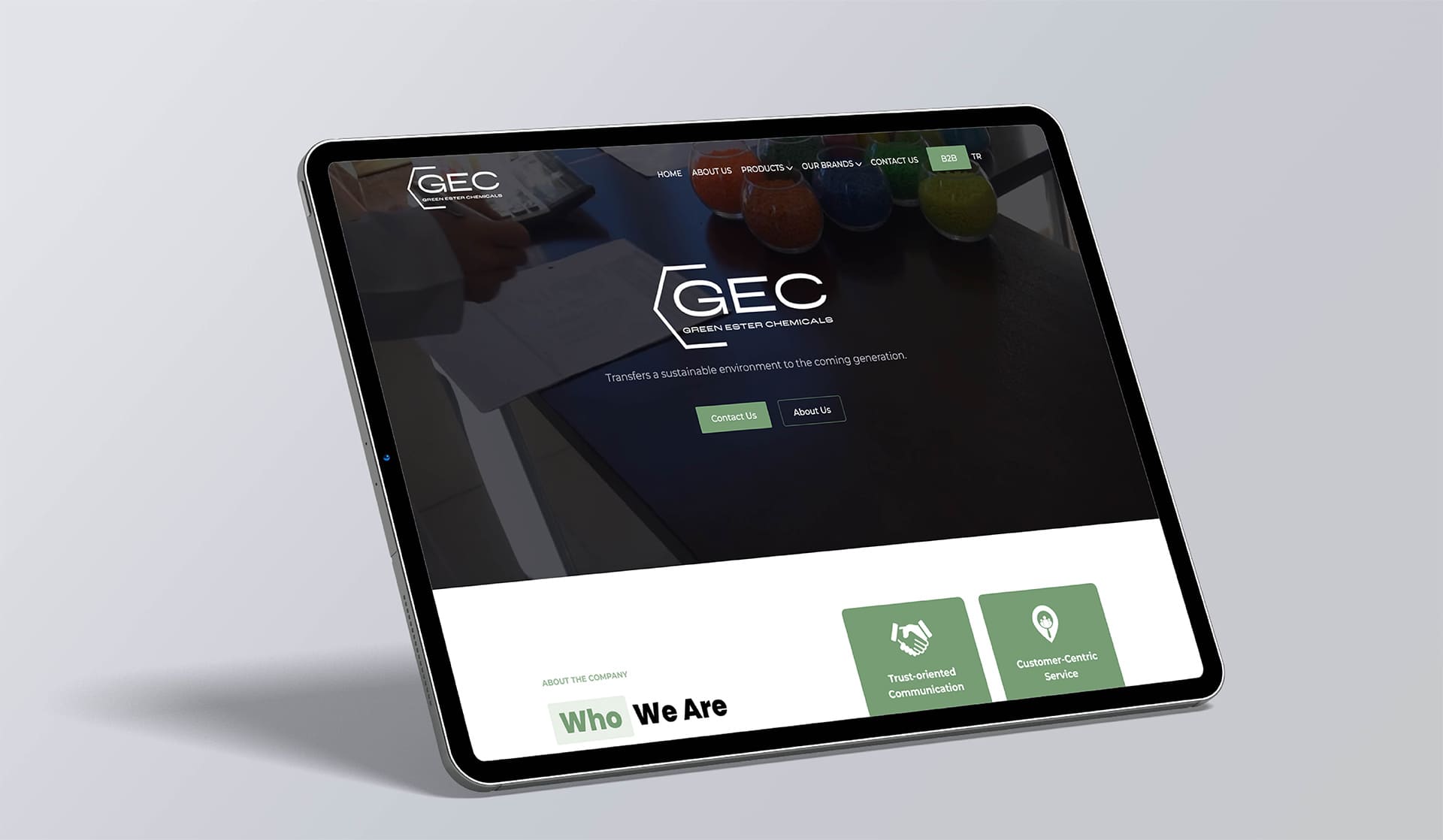 GEC Kimyasal / Kurumsal Web Sitesi