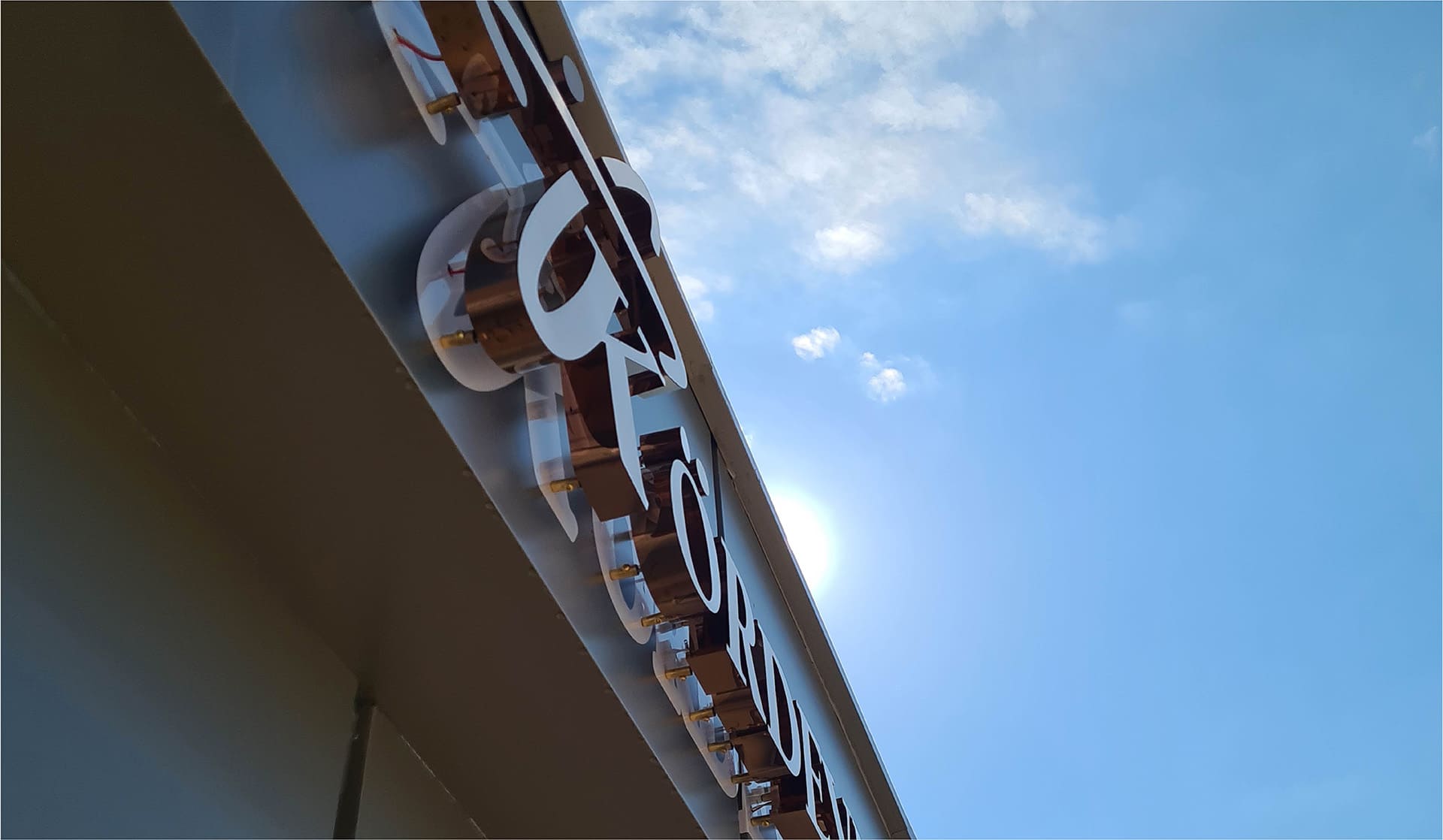 Kördeve Plastik / Işıklı Krom Harf Çalışması