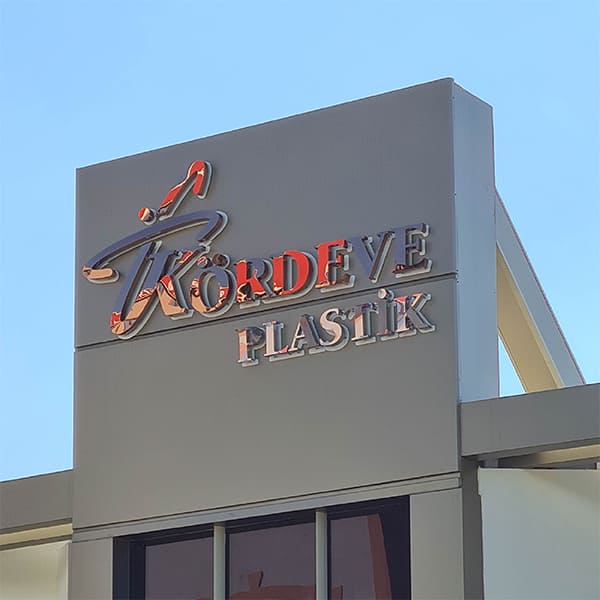 Kördeve Plastik / Işıklı Krom Harf Çalışması