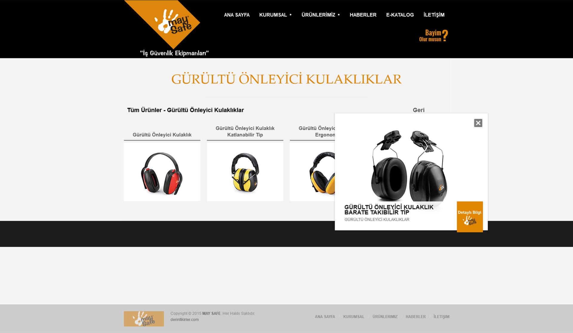 Maysafe / Kurumsal Web Sitesi