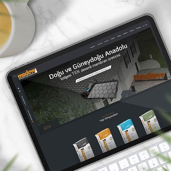Modew Yapı Kimyasalları / Yönetilebilir Web Sitesi