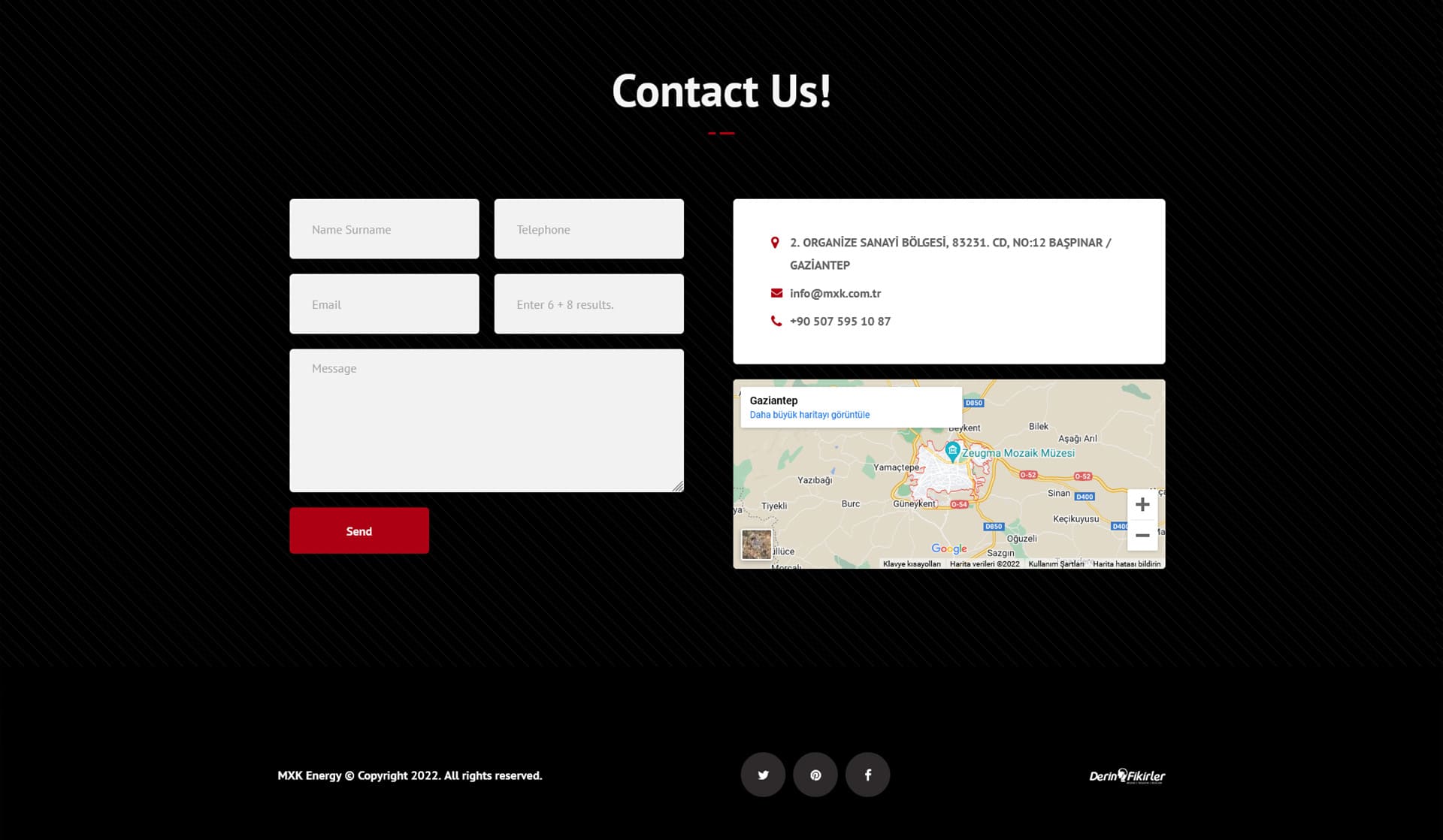 MXK Energy / Kurumsal Web Sitesi
