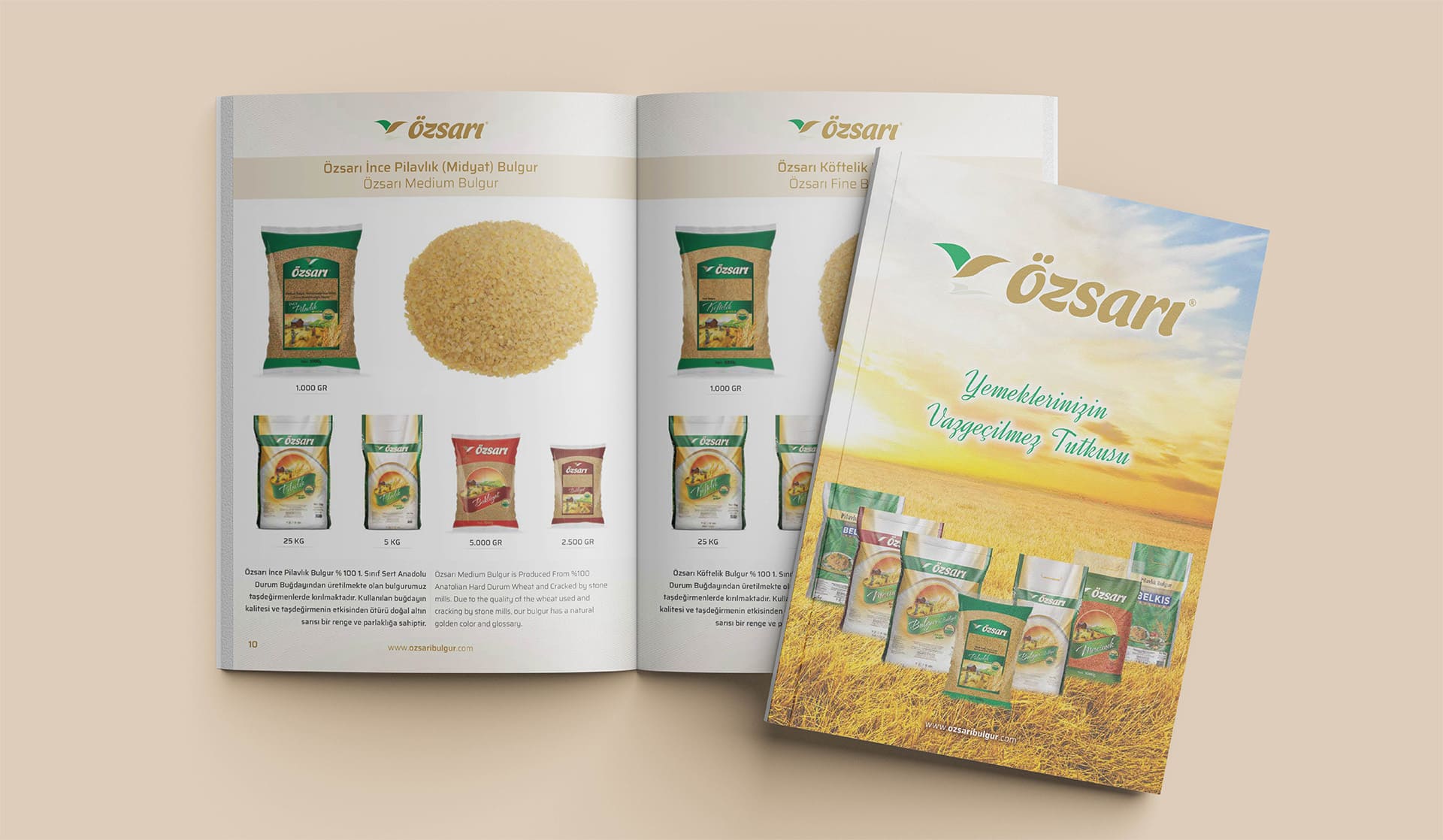 Özsari Bulgur / Katalog Tasarımı