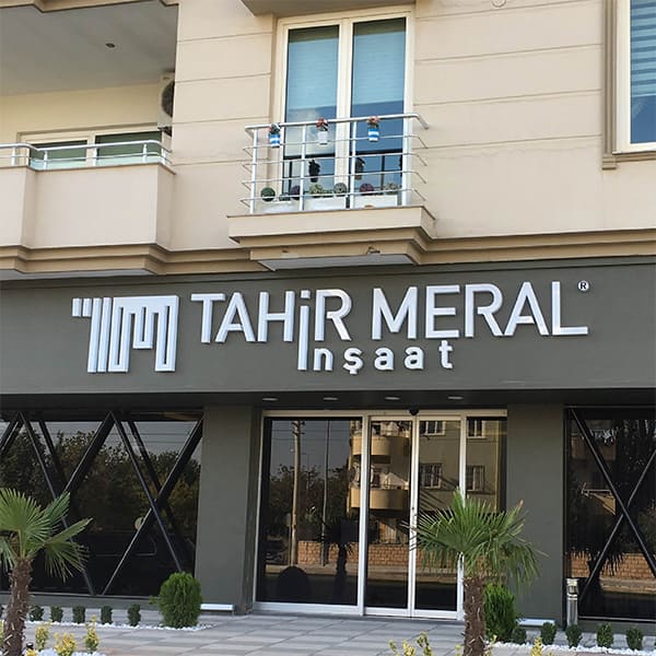 Tahir Meral İnşaat / Işıklı Tabela ve İç Yönlendirme Çalışması