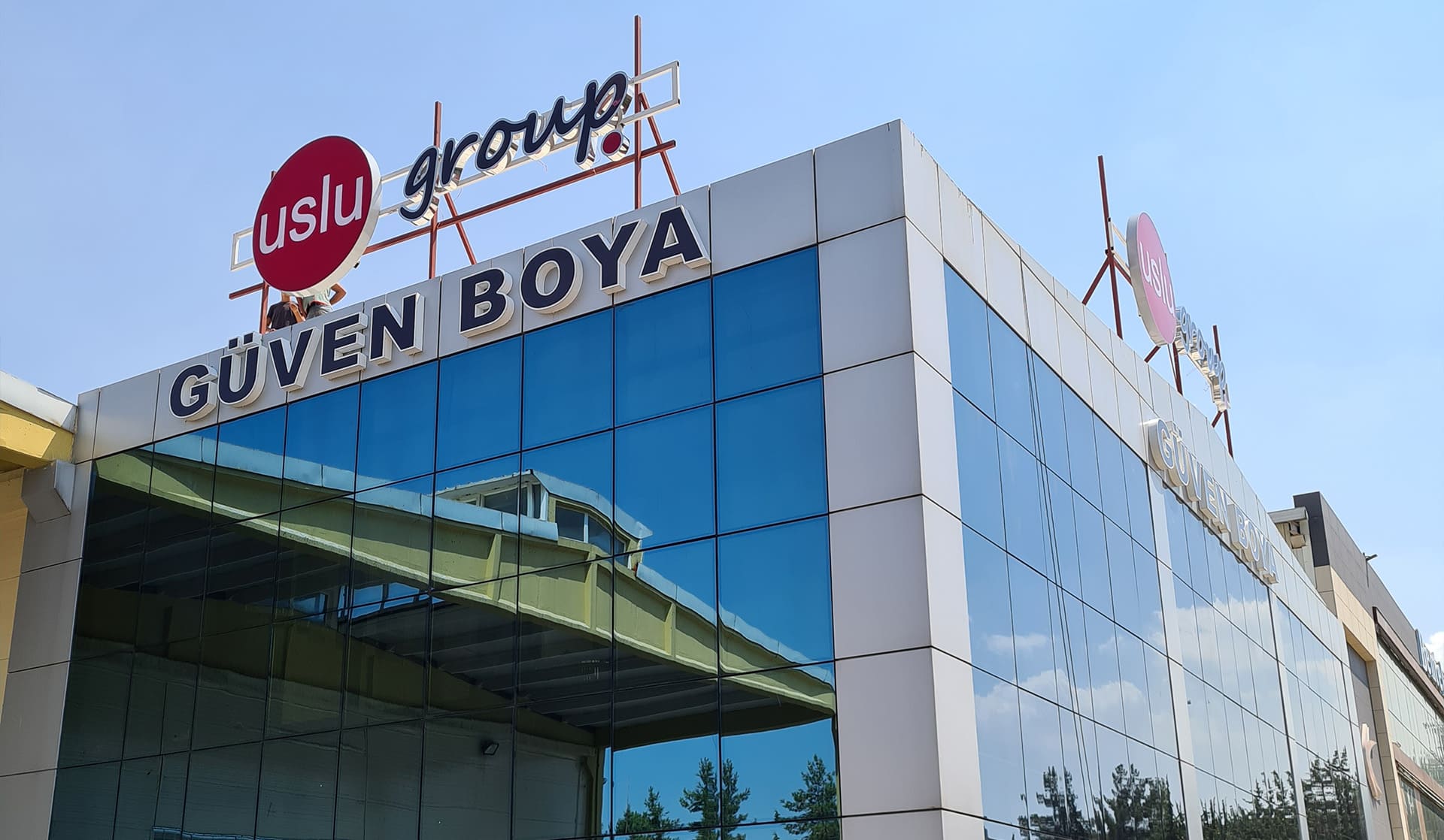 Uslu Güven Boya Fabrika 2 / Aleminyum Işıklı Kutu Harf Çalışması